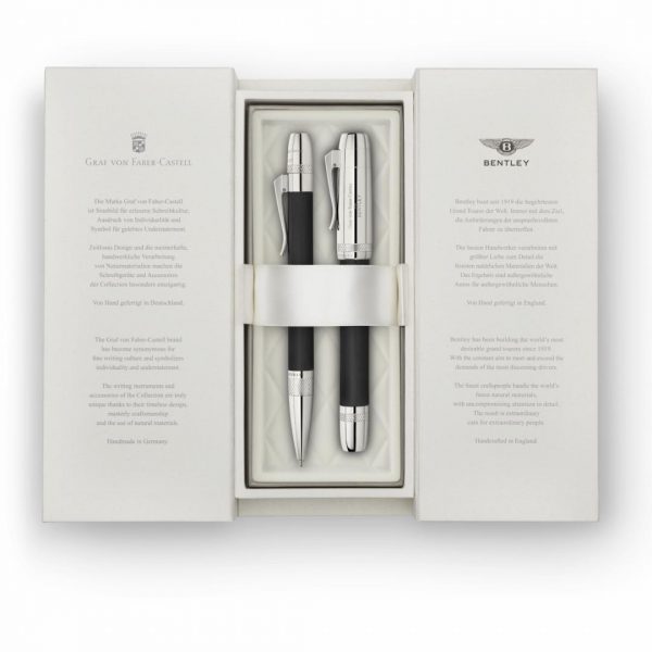 BL2116 - GVFCforBentley - Fountain Pen Medium - Ebony Wood - In Box